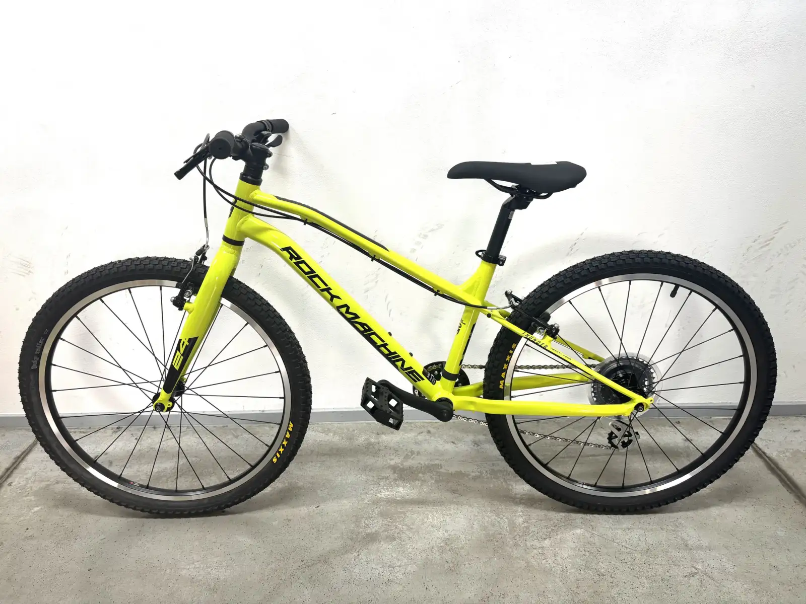 Rock Machine Thunder 24 Kinderfahrrad yellow/black MUSTER