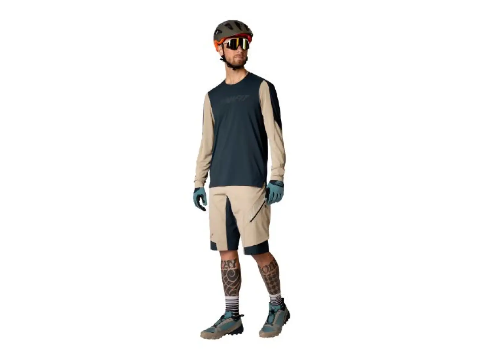 Dynafit Ride Dynastretch Herrenshorts in Rock Khaki