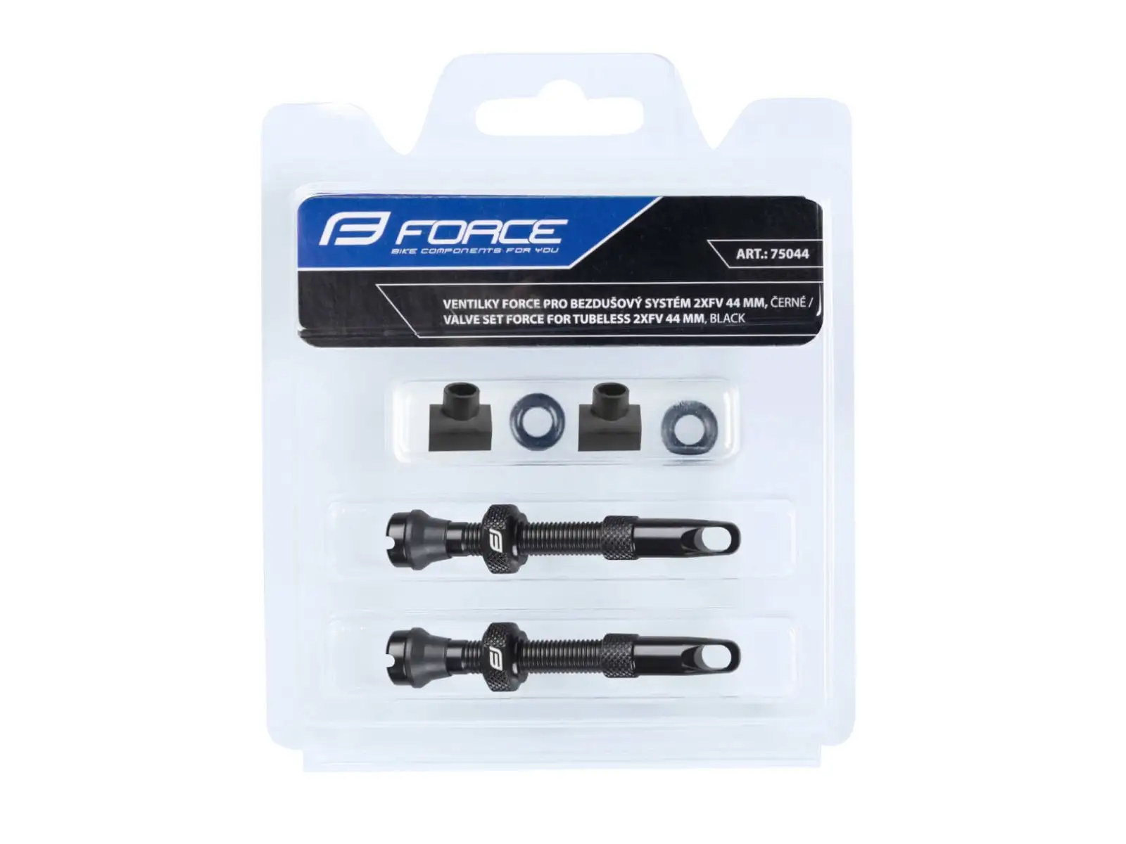 Force Ventile für schlauchloses System 2xFV 44 mm schwarz
