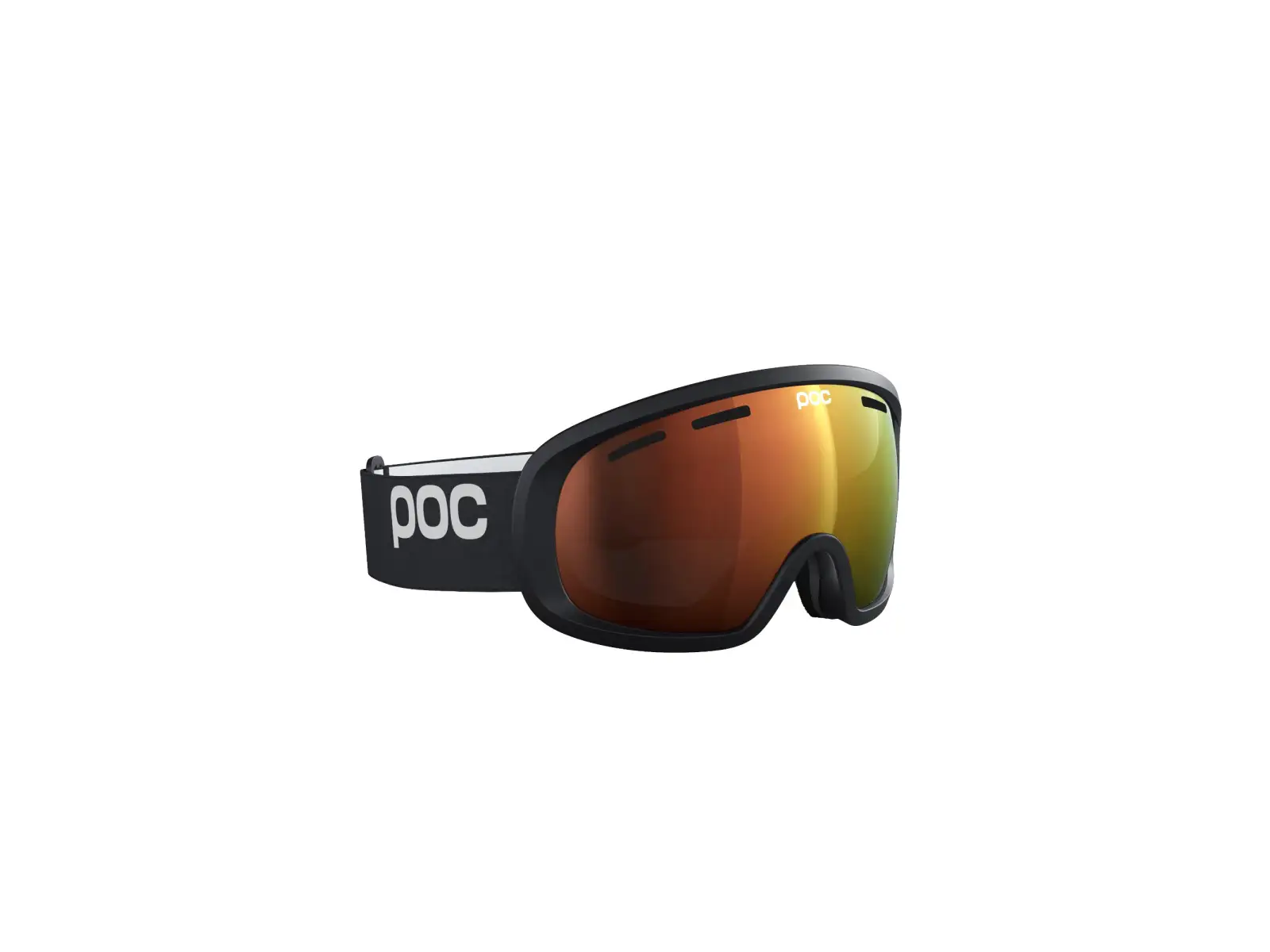 POC Fovea Mid Skibrille Uranium Black/Partly Sunny Orange