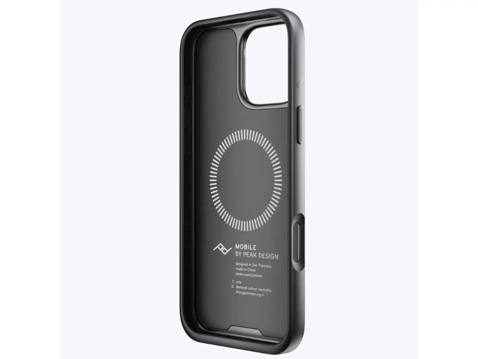 Peak Design Mobile Everyday Clarino Case iPhone 16 Pro Max Handyhülle Black
