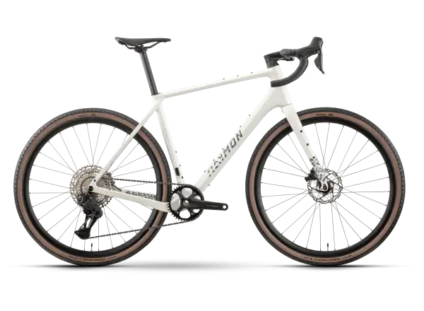 Raymon Soreno Pro 700 GRX715 Di2 Gravelbike White Sparkle