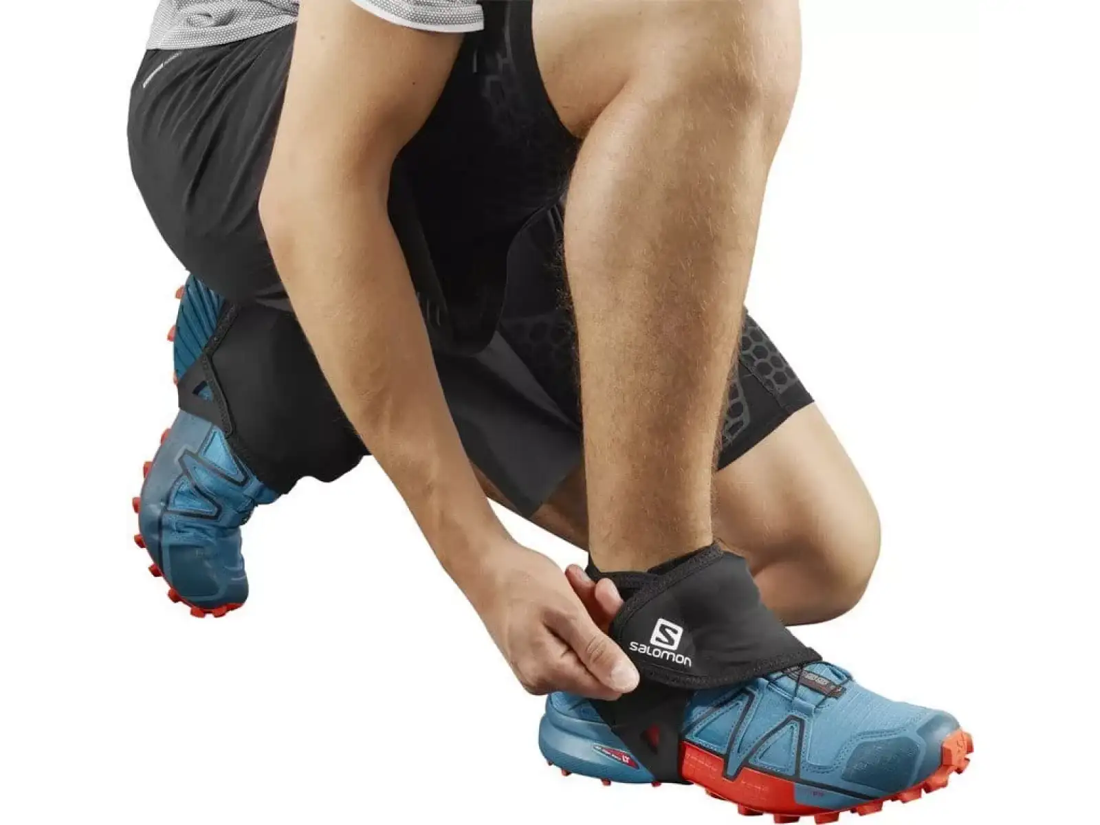Salomon Trail Gaiters Low niedrige Schuhgamaschen Black