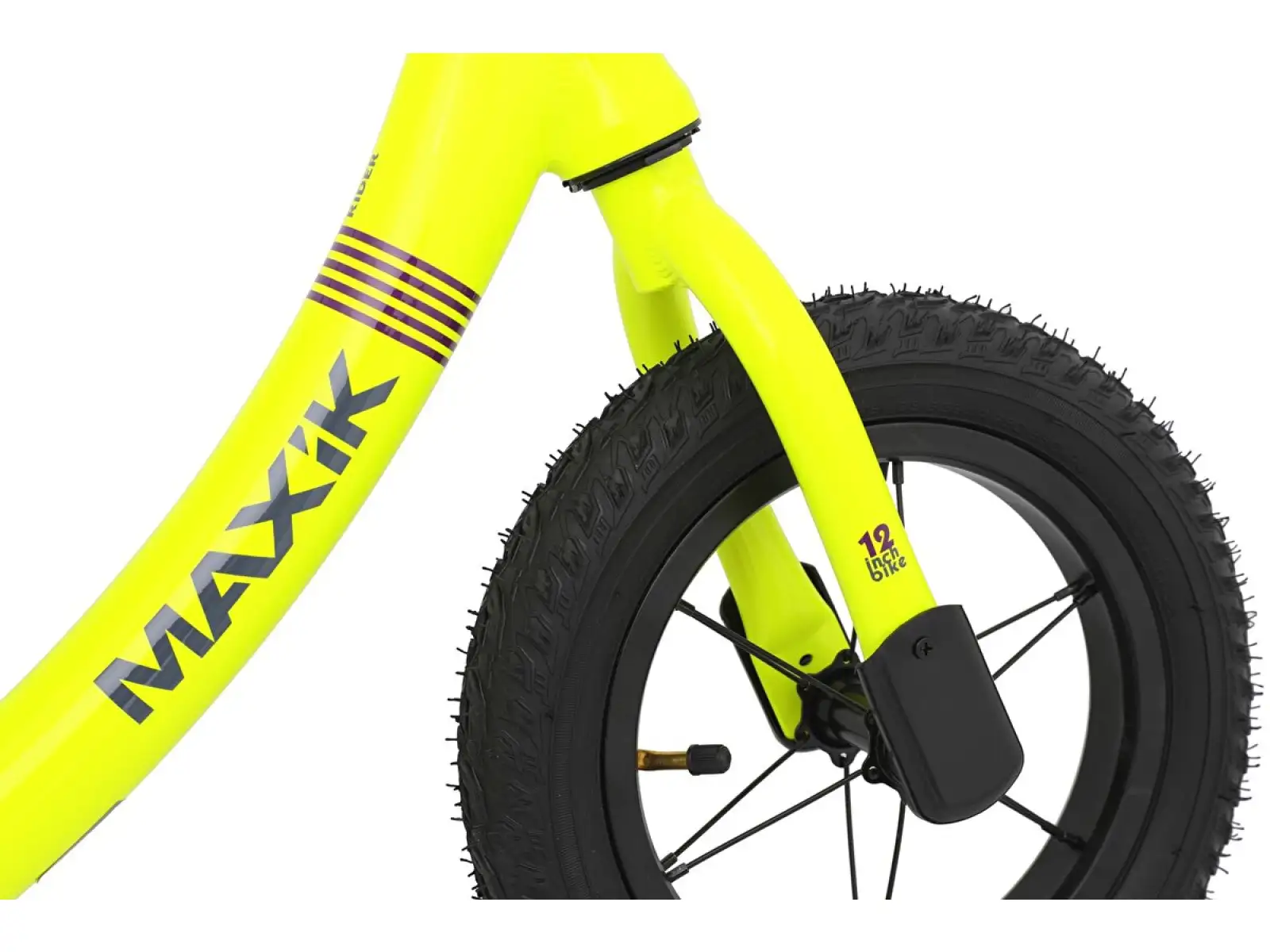 Laufrad MAXÍK Evo Lite fluo gelb/lila