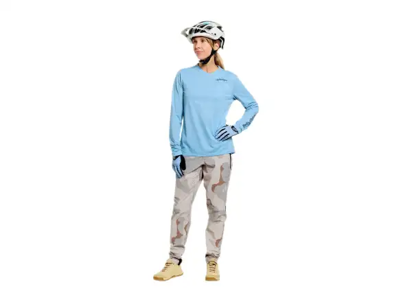 Troy Lee Designs Lilium Pro Damen-Trikot mit langen Ärmeln Dawn Blue