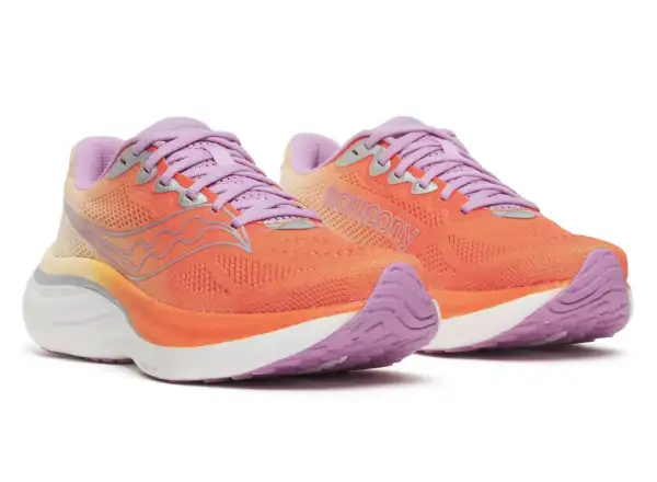 Saucony Ride 19 Damen Laufschuhe Fire/Orchid