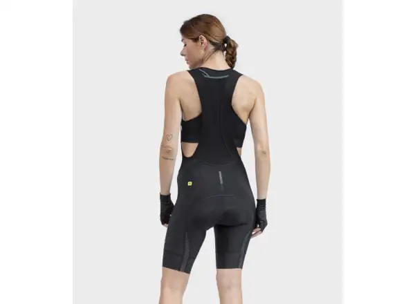 Alé PR-R Green Speed Damen Shorts mit Polster und Latz Black