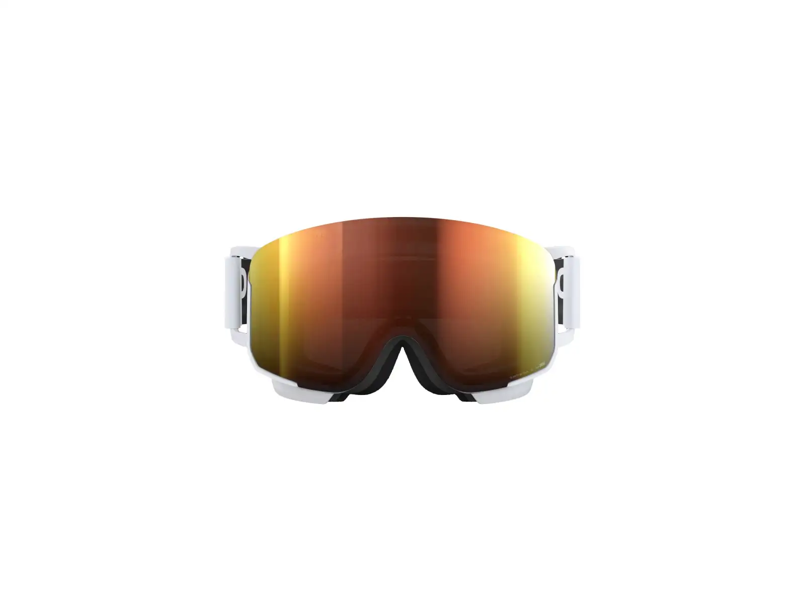 POC Nexal WF Skibrille Hydrogen White/Partly Sunny Orange