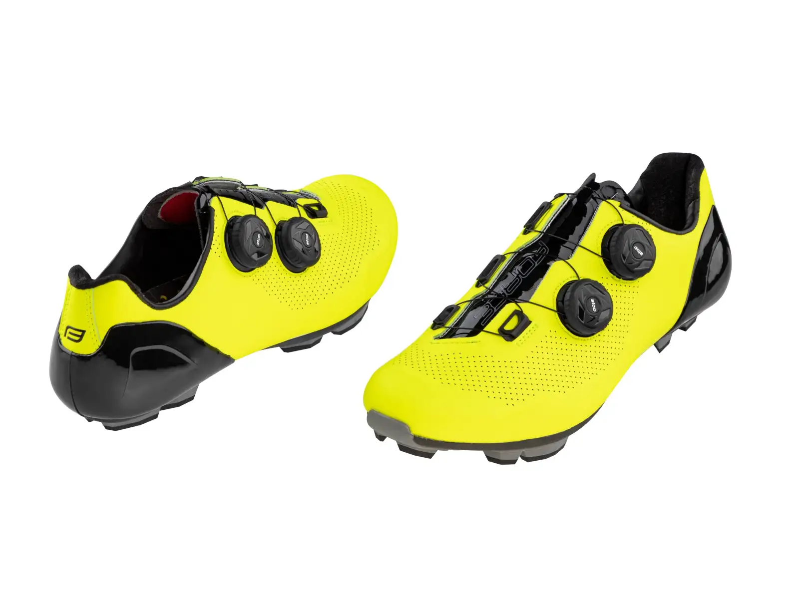Force Warrior Carbon MTB Herren-Mountainbike-Schuhe Fluo