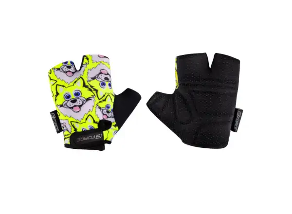 Force Wolfie Kid Kinder-Dreifingerhandschuhe in Neonfarben