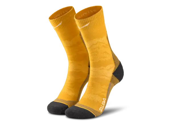 Salewa Ortles Merino Crew Herren Socken Gold