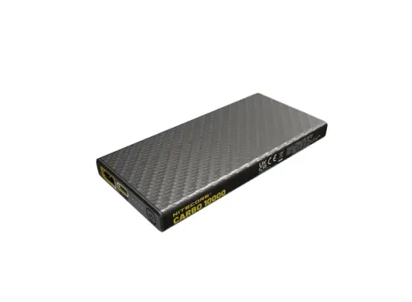 Nitecore leistungsstarke Powerbank CARBO 10000, USB-C, 10000 mAh