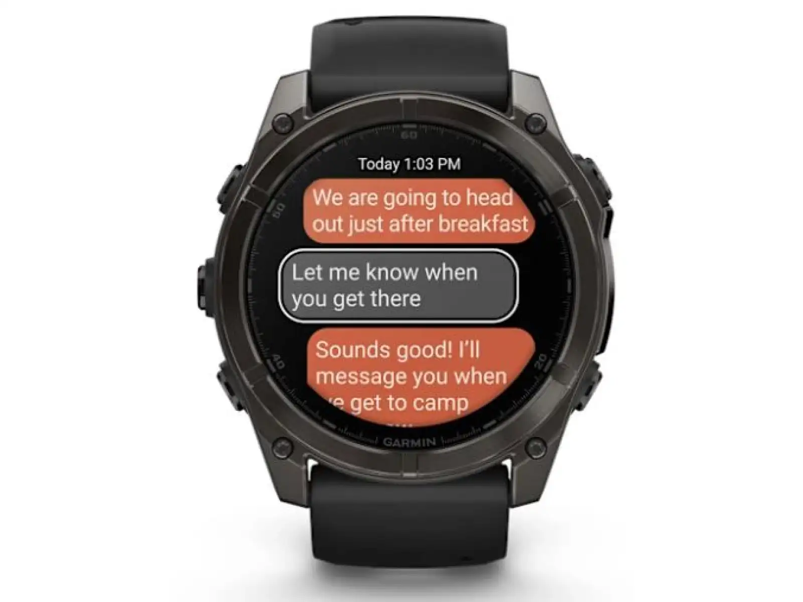 Garmin fenix 8 - 51 mm AMOLED Sapphire Smartwatch Carbon DLC Titanium Schwarz/Grau