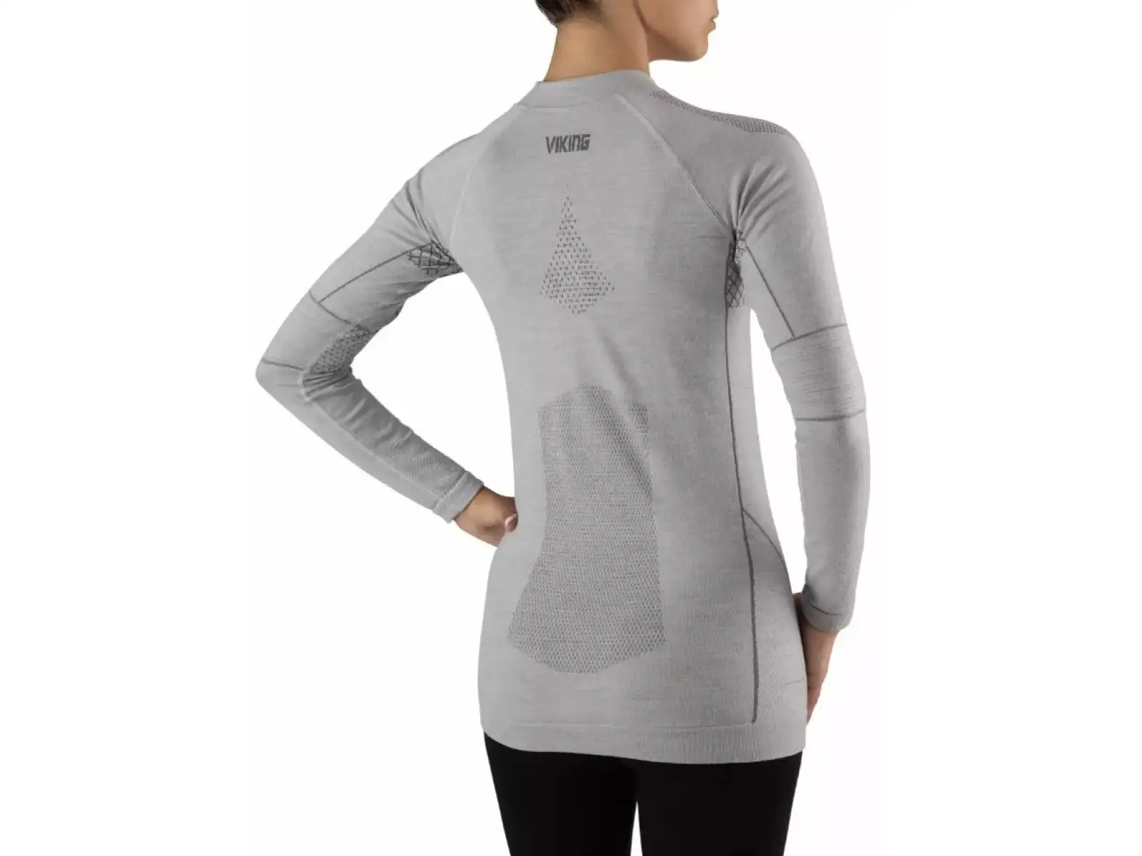 Viking-Lava Primaloft Damen Langarmshirt Light Grey.