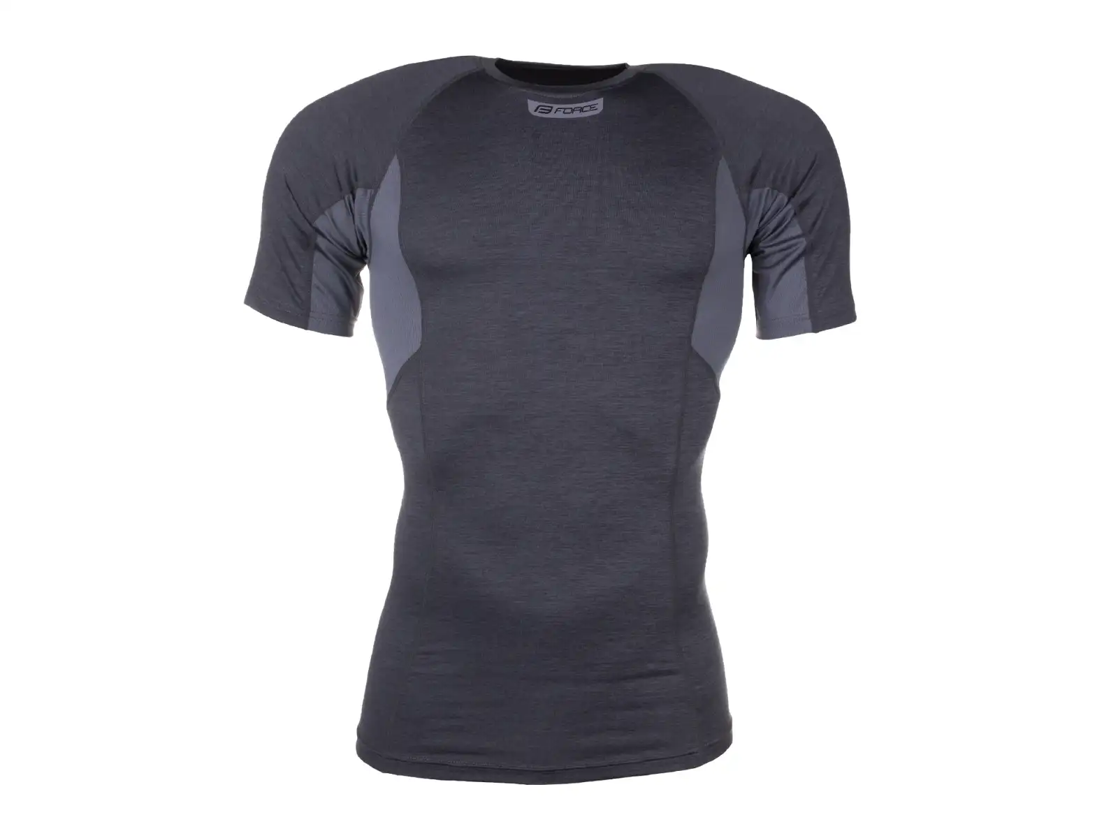 Force Breeze Unisex Funktions-T-Shirt mit kurzen Ärmeln in Grau
