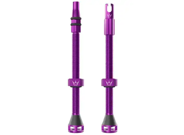 Peatys Holeshot Fast Flow Tubeless Ventile 80 mm Violet
