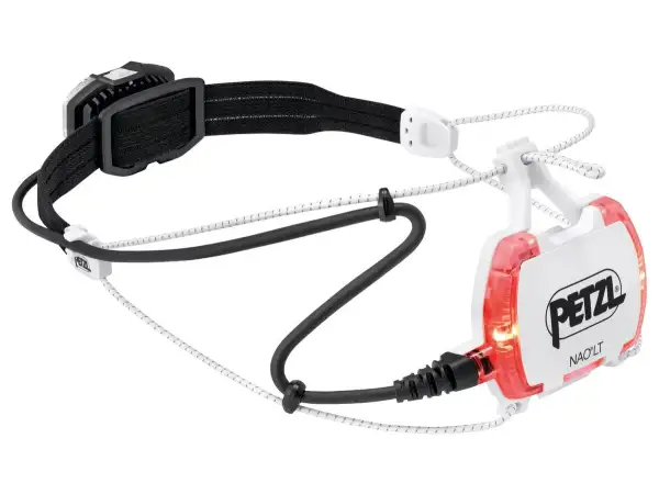Petzl Nao LT Stirnlampe schwarz-weiß