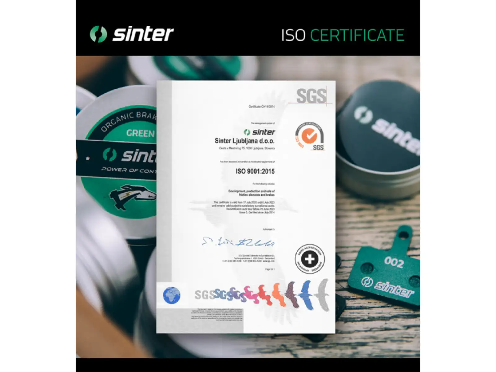 Sinter SRAM Level, Elixir, DB Bremsbeläge Polymer Blau