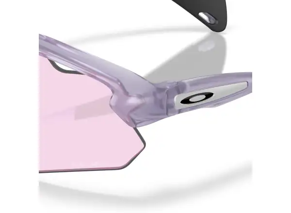 Oakley Stunt Devil A Sportbrille Transparent Lilac/Prizm Low Light