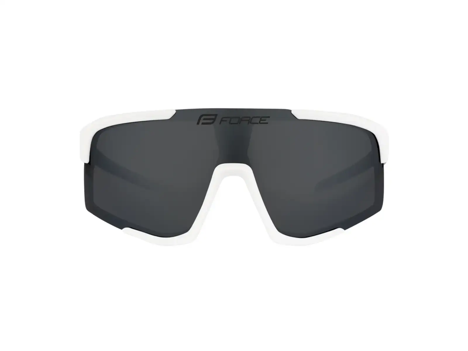 Force Zenith Fahrradbrille weiß/schwarz verspiegeltes Glas