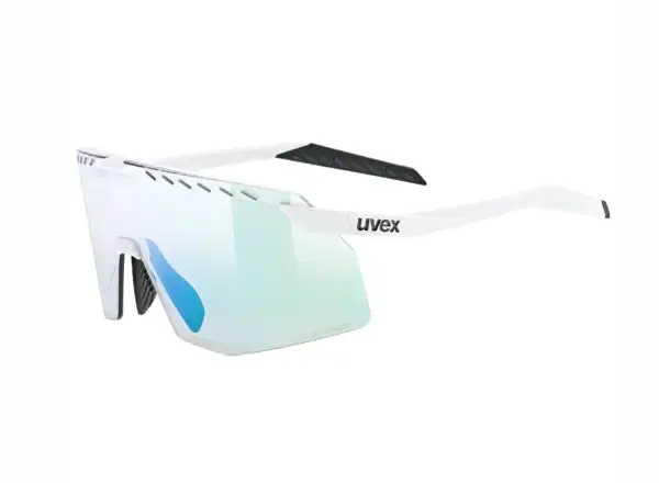 Uvex Pace Stage Variomatic Brille White Matt/Mirror Green