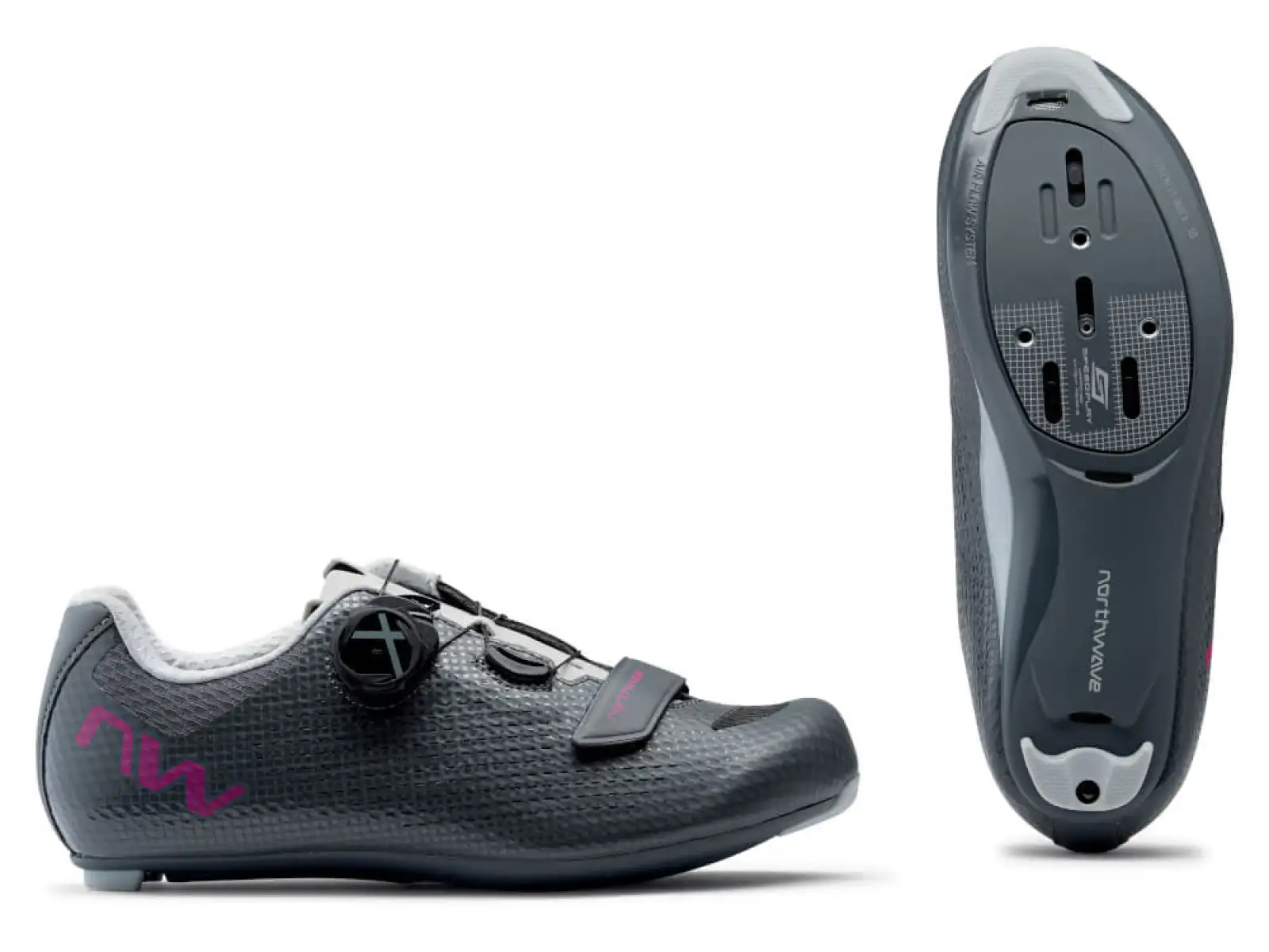Northwave Storm Carbon 2 Wmn Rennrad Damen Rennradschuhe Anthra