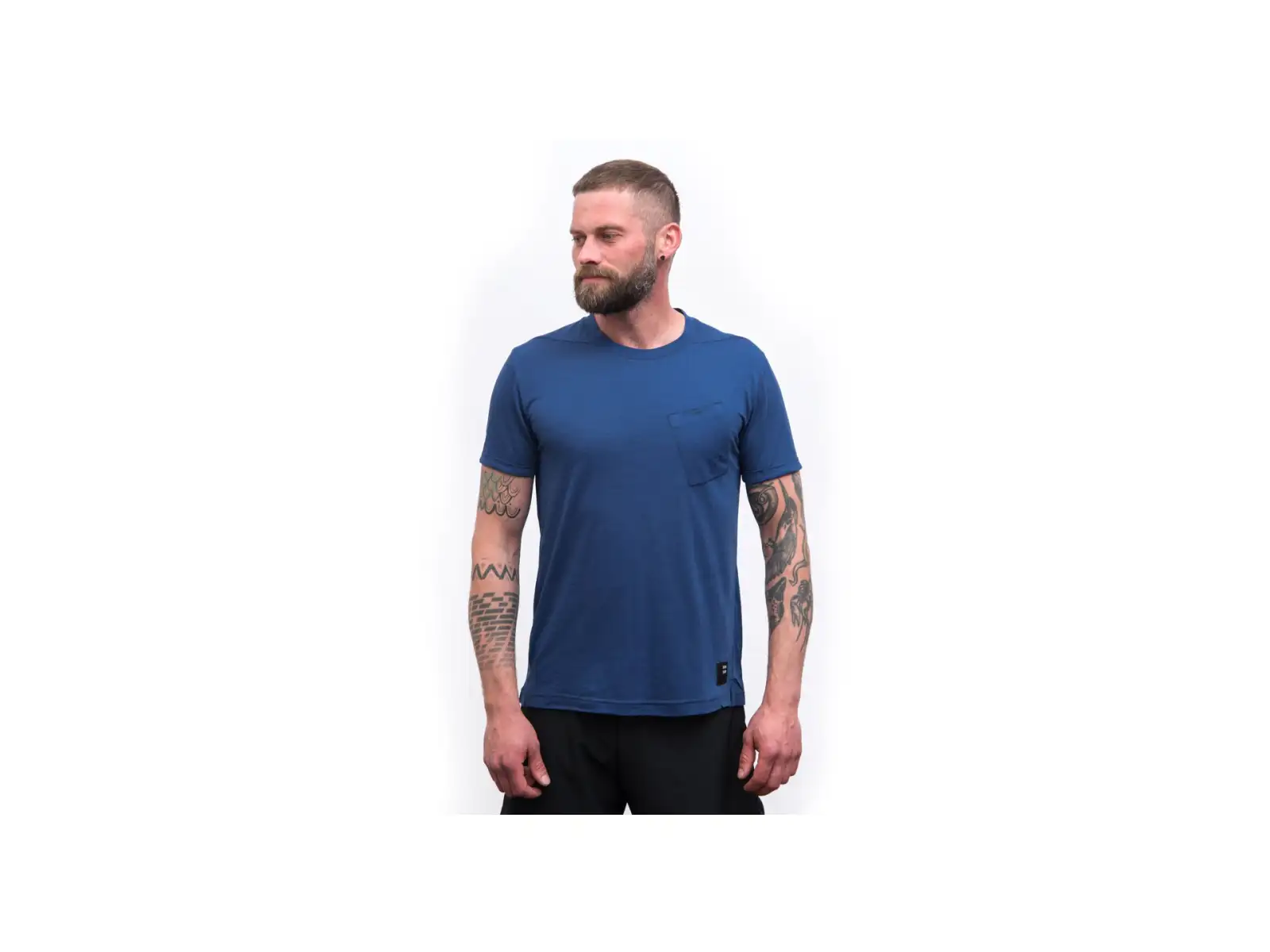 Sensor Merino Air Traveller Herren T-Shirt Kurzarm blau