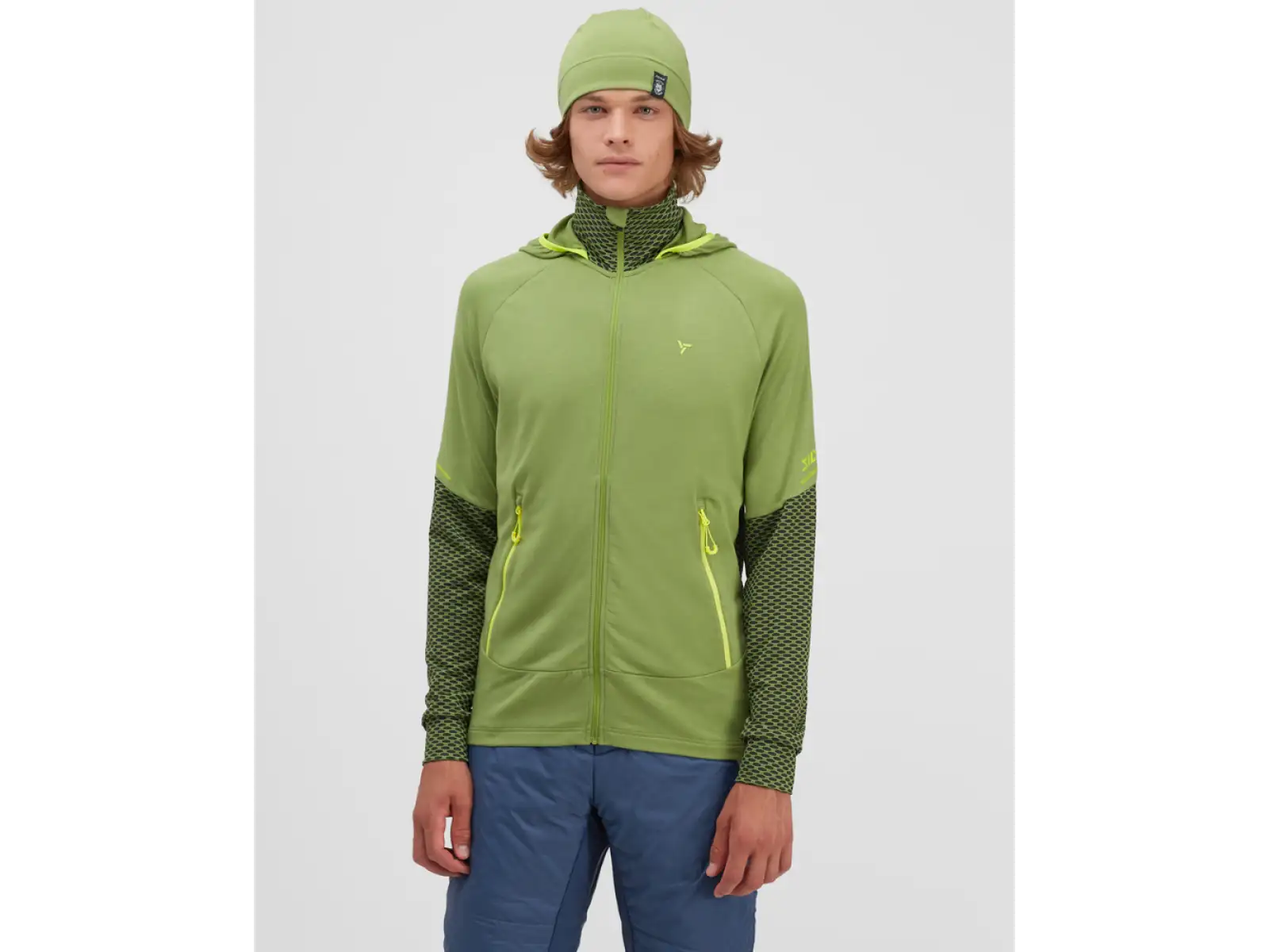 Silvini Artico Herrenhoodie Grün/Limette