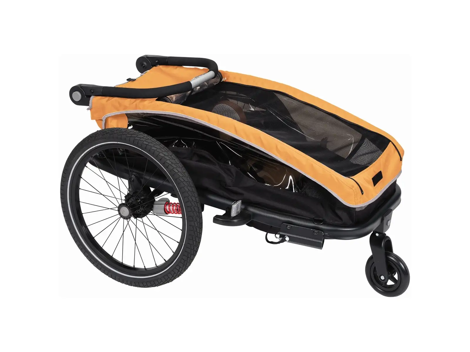 XLC MONOs BS-C09 Kinderanhänger 20" Ringelblume/Anthrazit