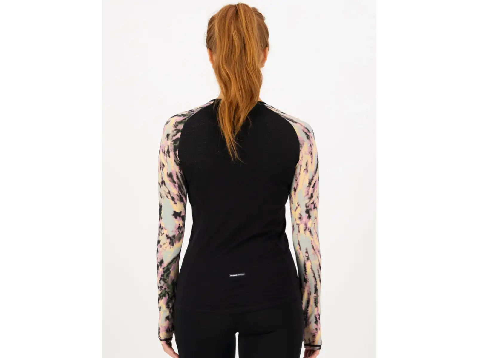 Mons Royale Bella Merino Damen T-Shirt langer Ärmel Rad Things/Black