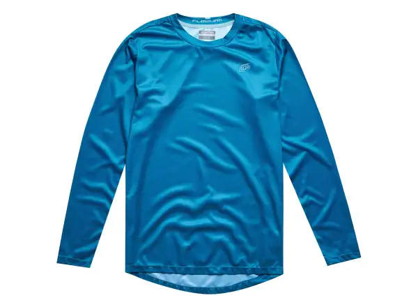 Troy Lee Designs Flowline Herrentrikot Langarm Slate Blue