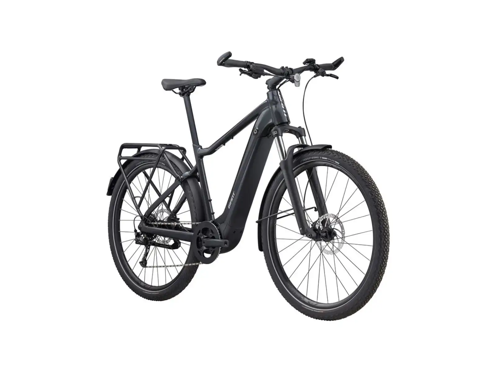 Giant Explore E+ 2 STA Trekking E-Bike in Gunmetal Black