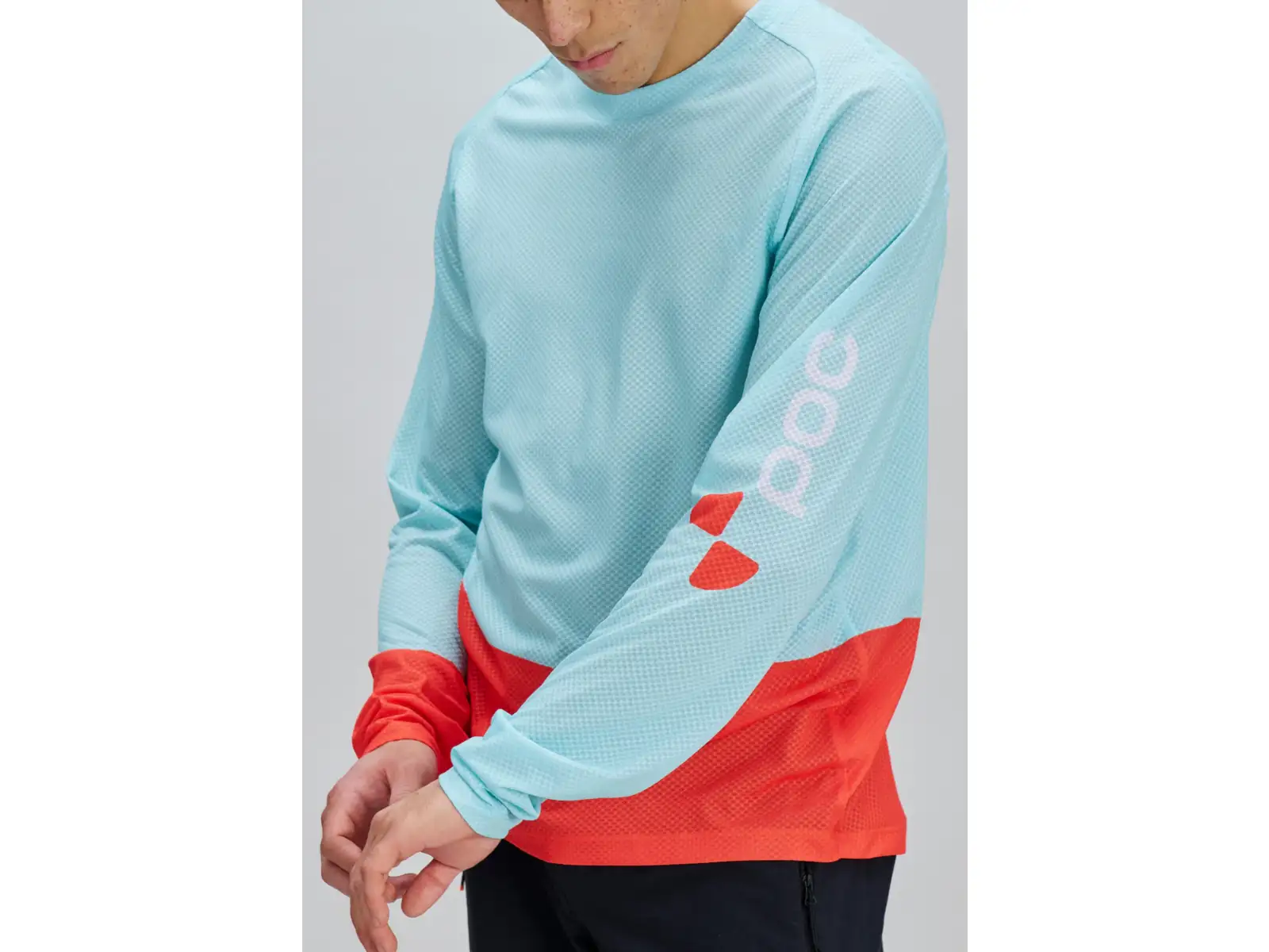 POC Motion Air Herrentrikot Langarm Lazurite Blue/Carnelian Orange