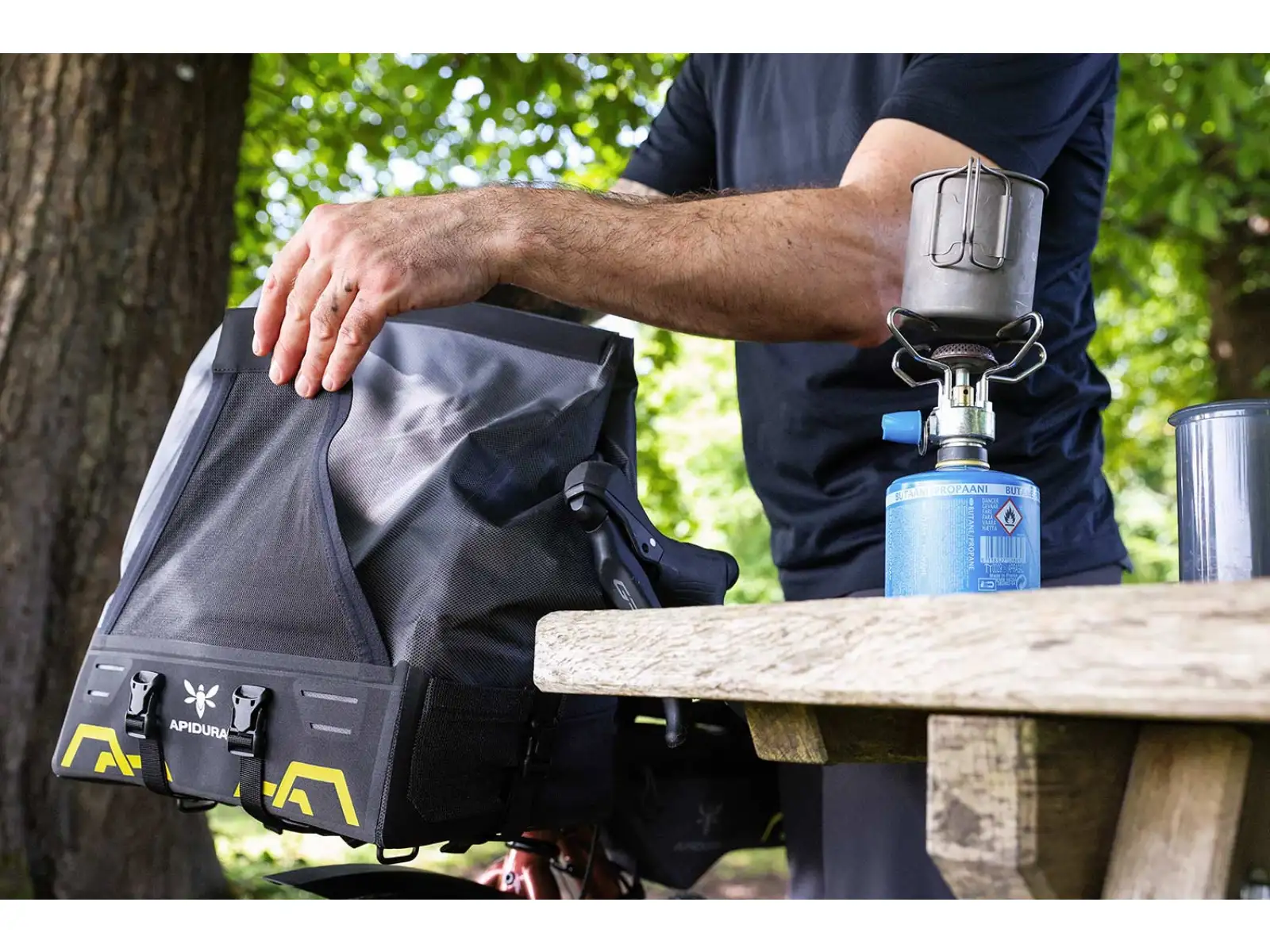 Apidura Expedition Front Rack Pack Lenkerrolle 20 l