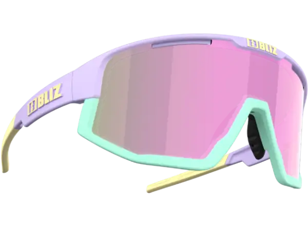 Bliz Fusion Fahrradbrille Matt Pastel Purple Brown/Pink Multi Cat.3