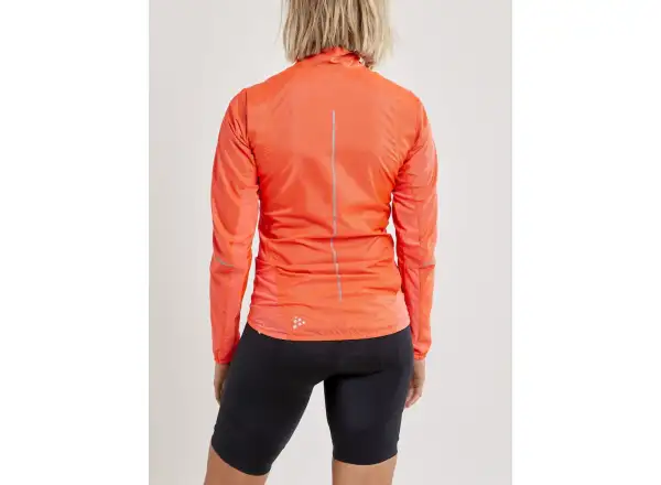 Craft ADV Essence Light Wind Damen Fahrradjacke Orange