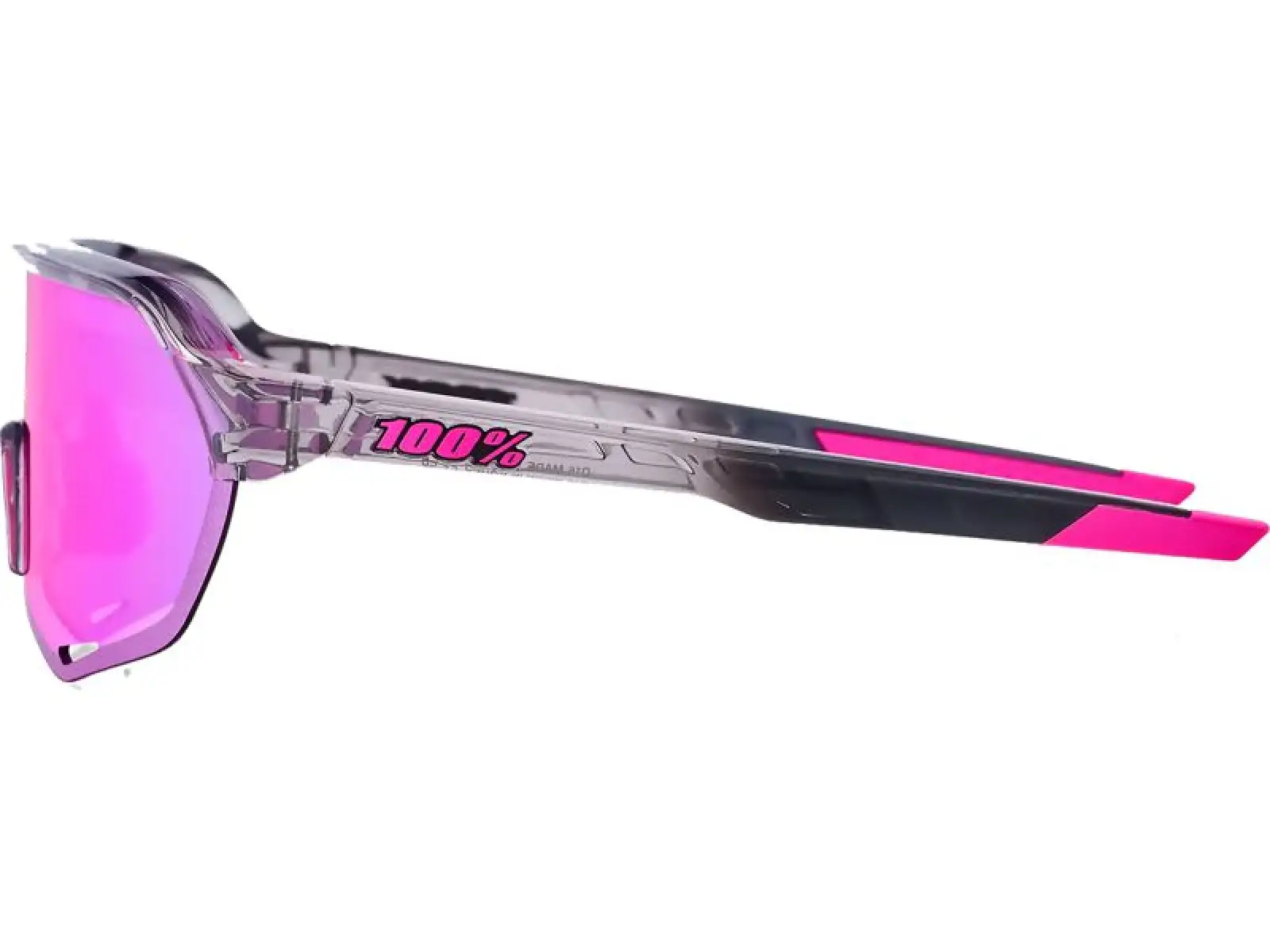 100% S2 Tokyo Night Brille Polished Translucent Grau/Lila