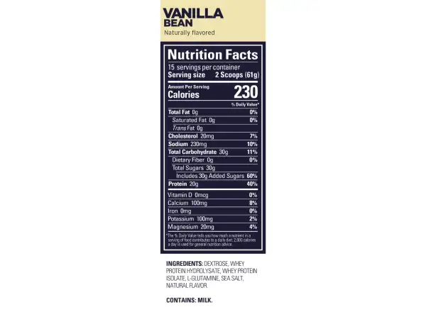 GU Roctane Recovery Drink Vanilla Bean 930 g
