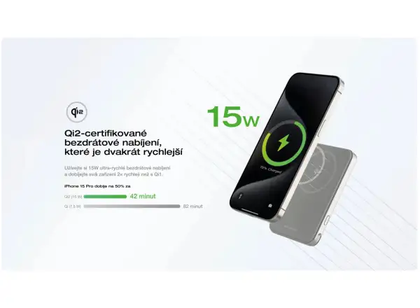 EcoFlow RAPID 5 000 mAh magnetische Powerbank hellblau