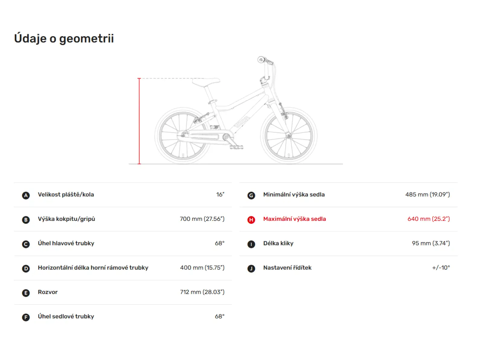 Woom GO 3 Automagic Hot Pink 16 Kinderfahrrad