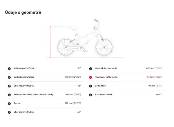 Woom GO 3 Automagic Hot Pink 16 Kinderfahrrad