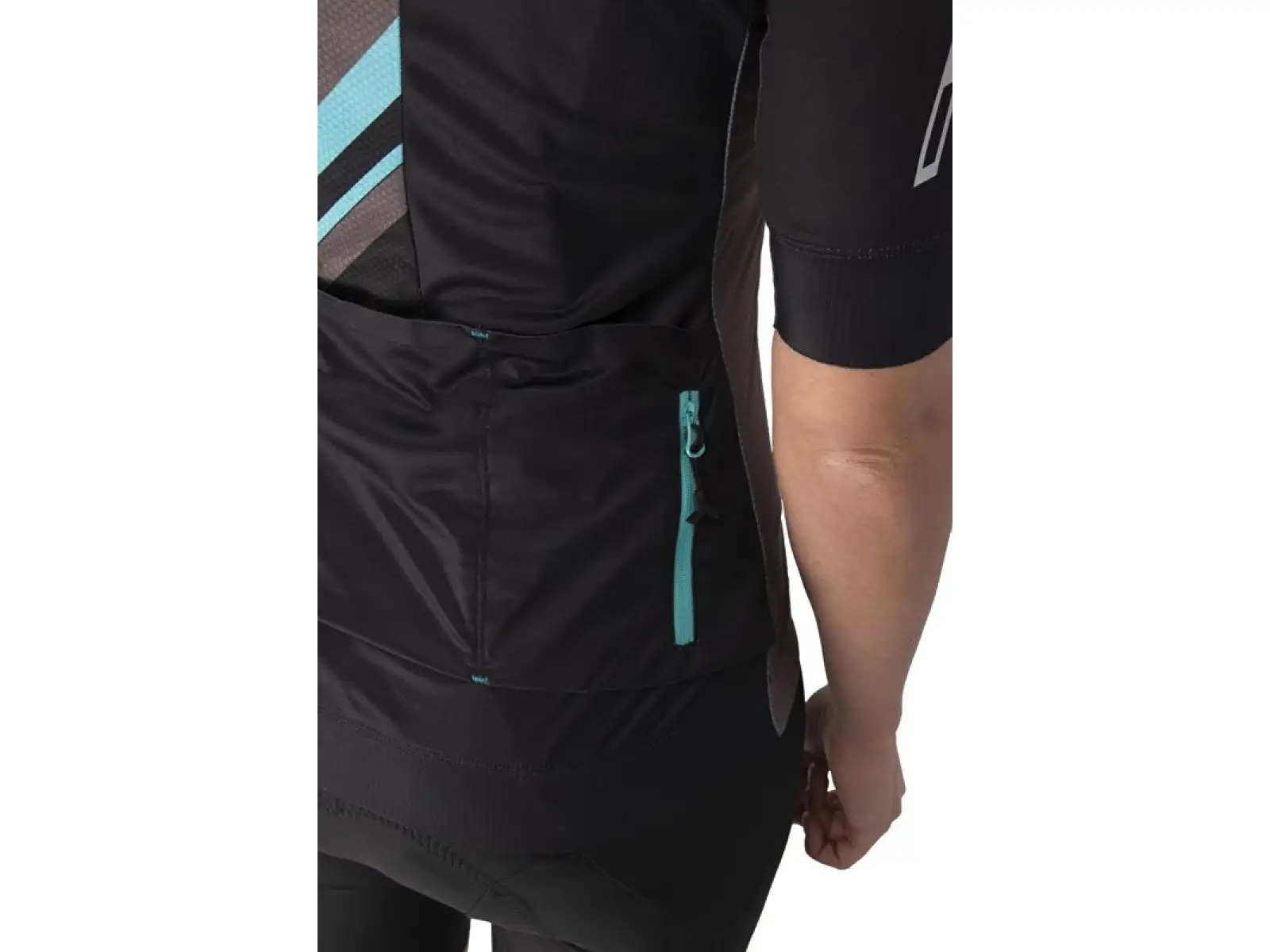 Rock Machine Catherine Pro Damen Kurzarmtrikot schwarz/grau/blau