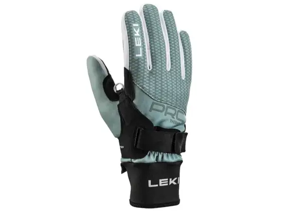 Leki PRC ThermoPlus Shark Women Langlaufhandschuhe Black/Ice green