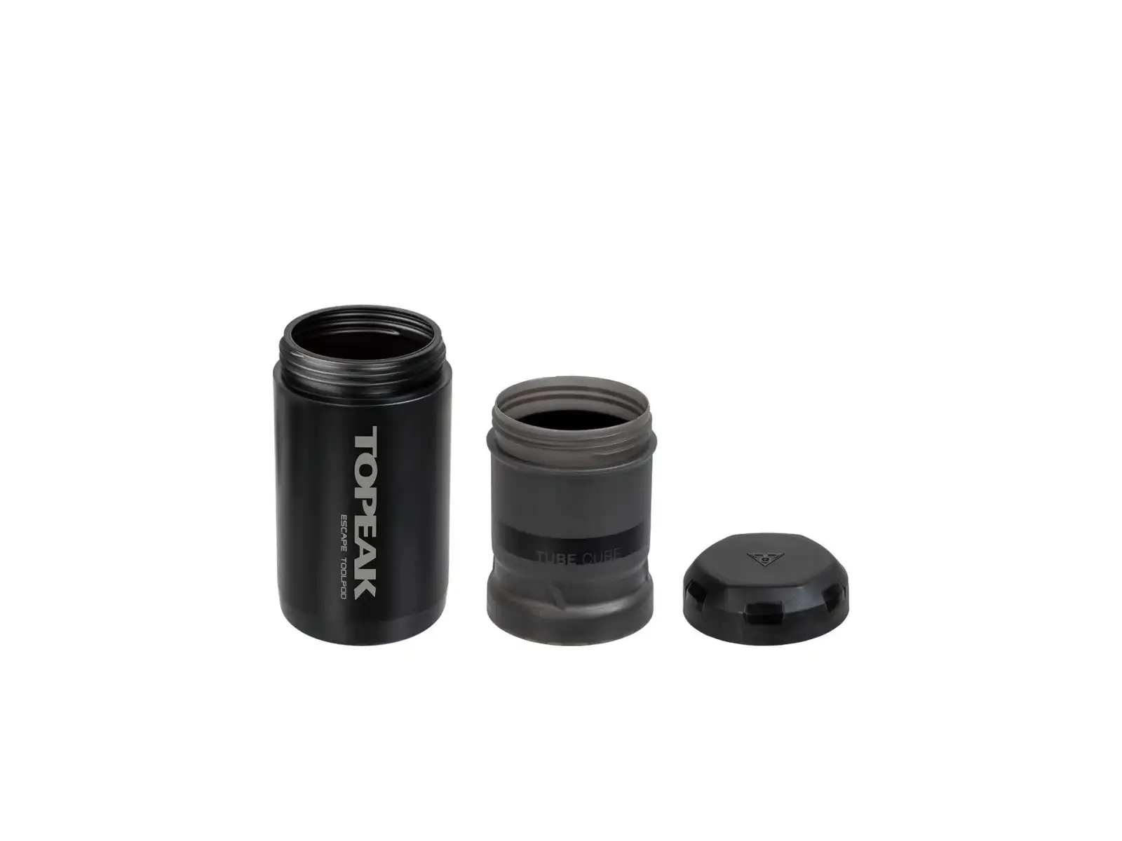 Topeak Escape POD+ mit Tube Cube Tasche für Flaschenhalter schwarz
