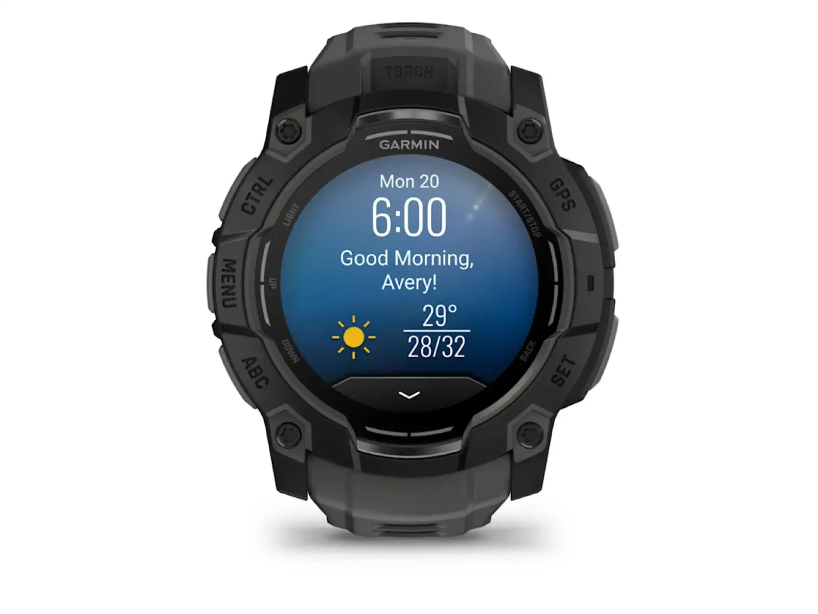 Garmin Instinct 3 Amoled 50 mm Smartwatch Black/Charcoal Armband
