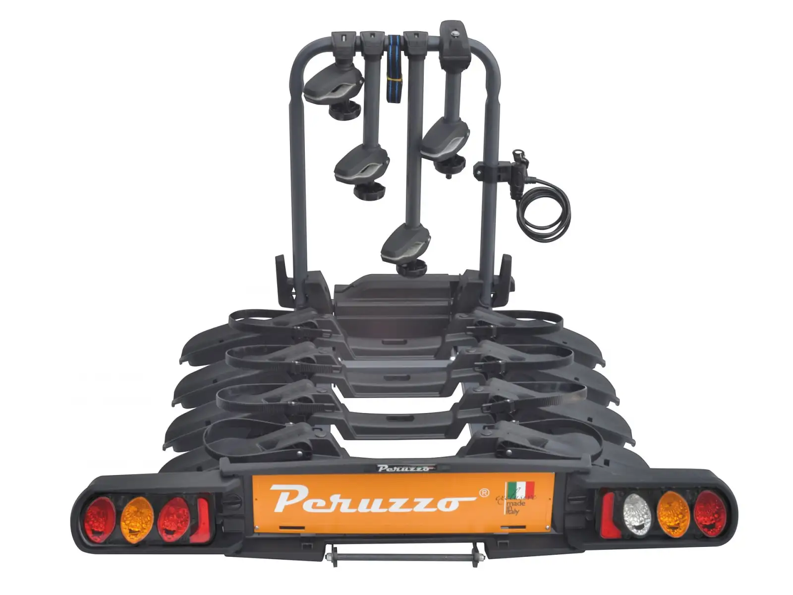 Peruzzo Pure Instinct Träger für die Anhängerkupplung für 4 Fahrräder