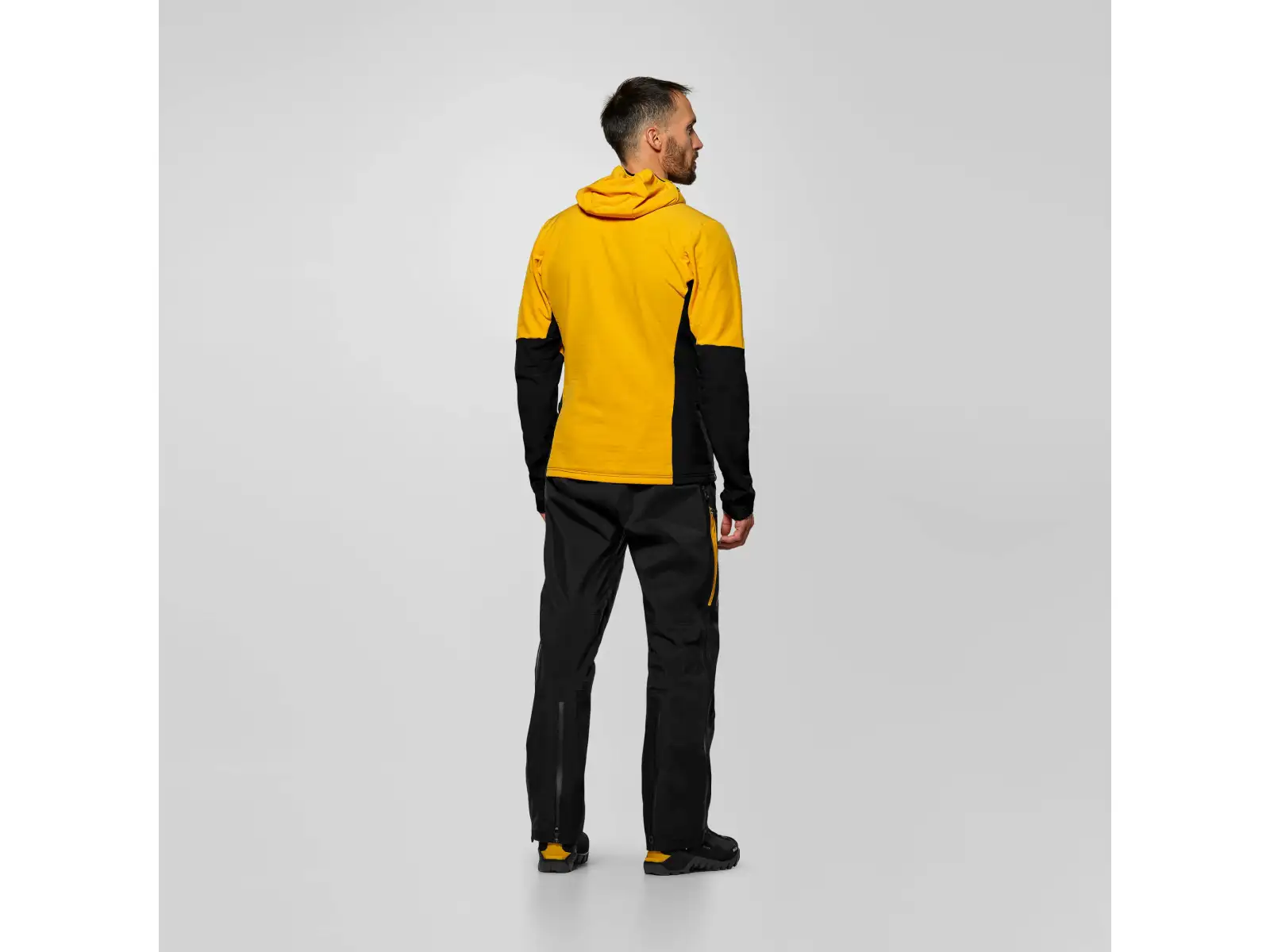 Salewa Ortles Fleece Pro Hooded Herren Fleecejacke mit Kapuze Gold