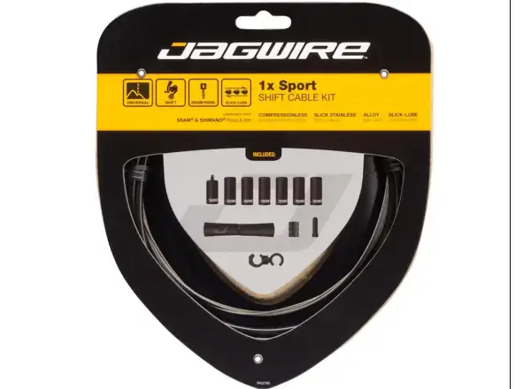 Jagwire Sport Schaltungsset 1x UCK350 Schwarz