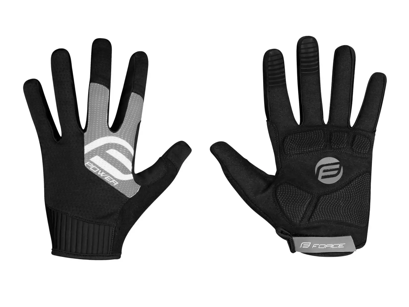 MTB Power Handschuhe Schwarz/Grau
