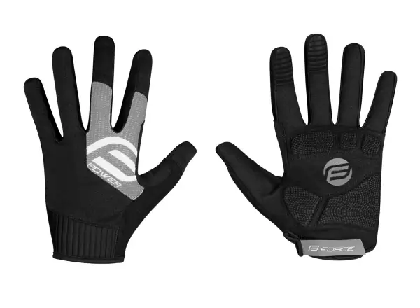 MTB Power Handschuhe Schwarz/Grau